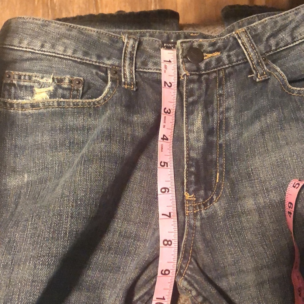 Kenneth Cole Distressed Jeans Medium Wash Jean - Picture 9 of 13